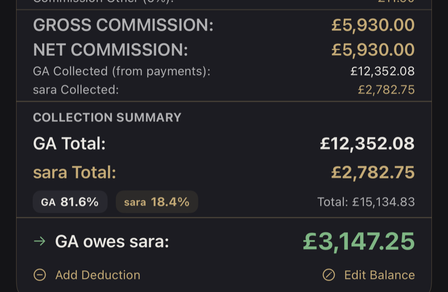 Performance commission updating live